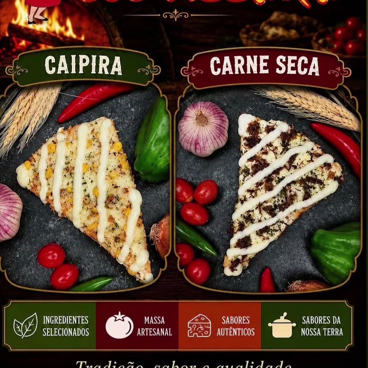 Pizza caipira